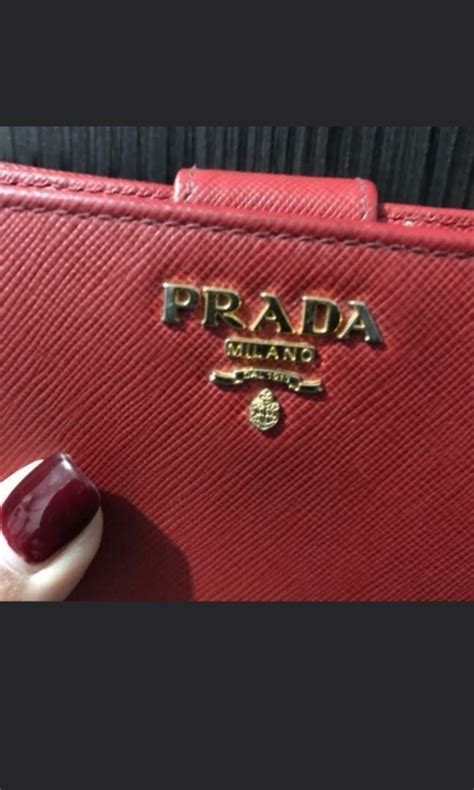 red prada wallet with bow|Prada red wallet price.